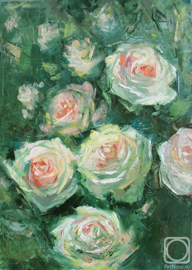Sergeyeva Irina. The Garden of white Roses