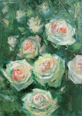 The Garden of white Roses (Tender Roses). Sergeyeva Irina