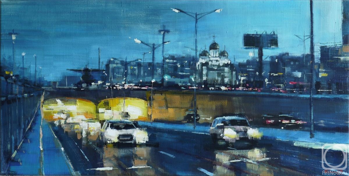 Silantyev Vadim. And when the city is blue