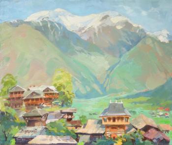 The Himalayas. In Naggar spring. Vedeshina Zinaida