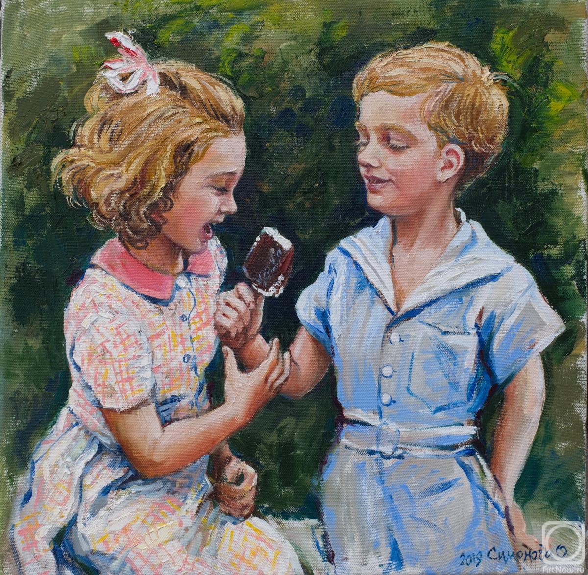 Simonova Olga. Ice cream