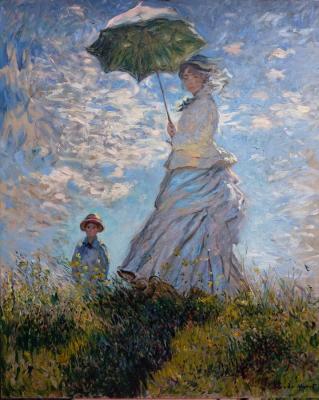 Women with parasol