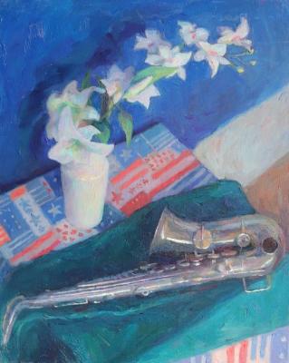 Jazz for breakfast (A Saxophone). Zaitseva Anastasia