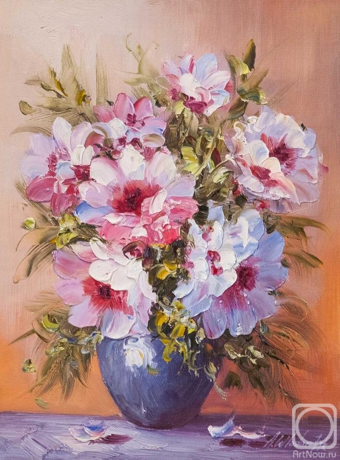Vlodarchik Andjei. Bouquet of peonies. Tenderness