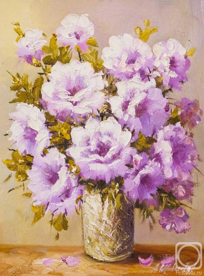 Vlodarchik Andjei. Summer bouquet in a glass vase