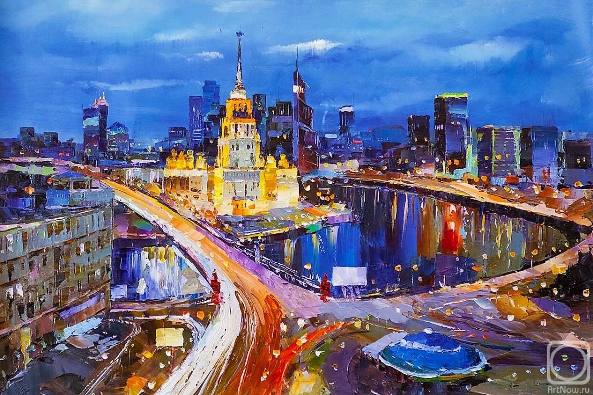 Rodries Jose. Night Moscow in Motion