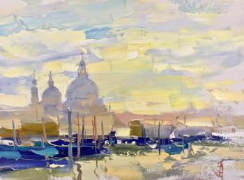 Venice. View of Santa Maria delle Salute (etude) (Salute Of Colors). Anfinogenov Mikhail