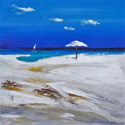 Beach Stories. White Umbrella N2. Rodries Jose