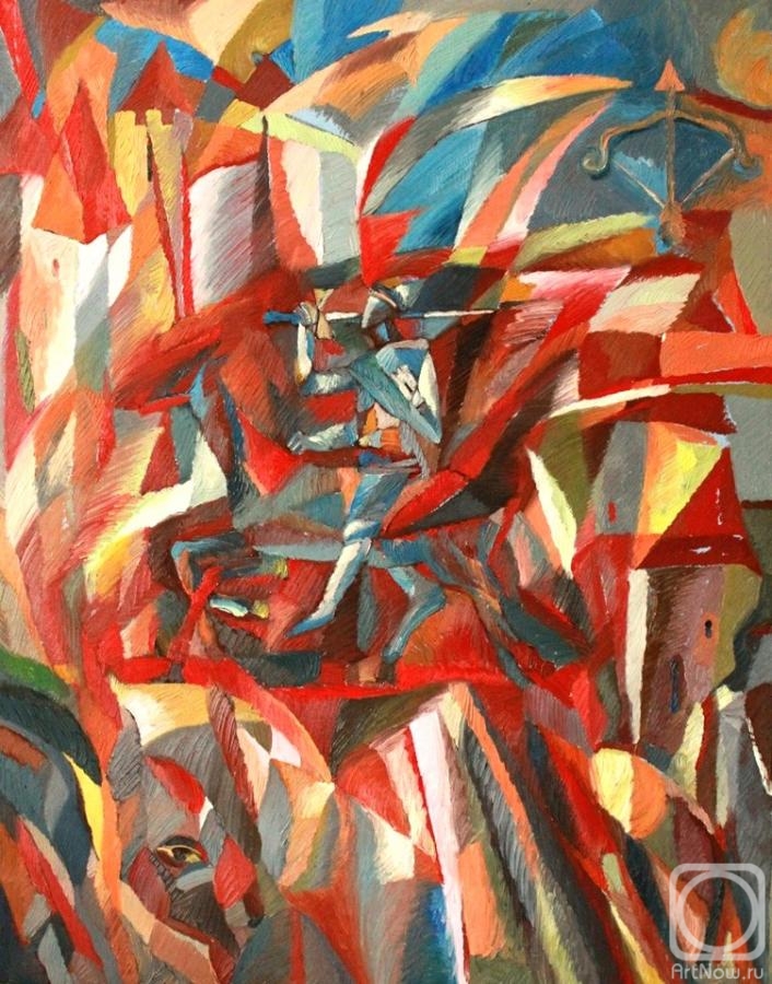 Volosiuk Svetlana. Blue knight