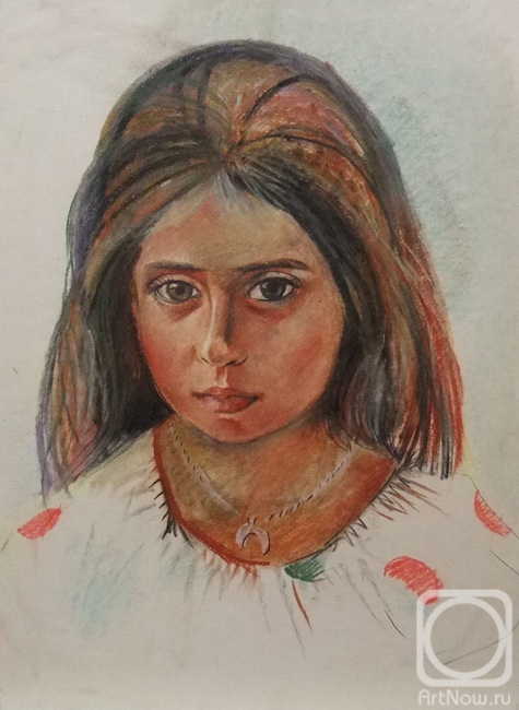Karpov Evgeniy. The portrait of the armenian girl