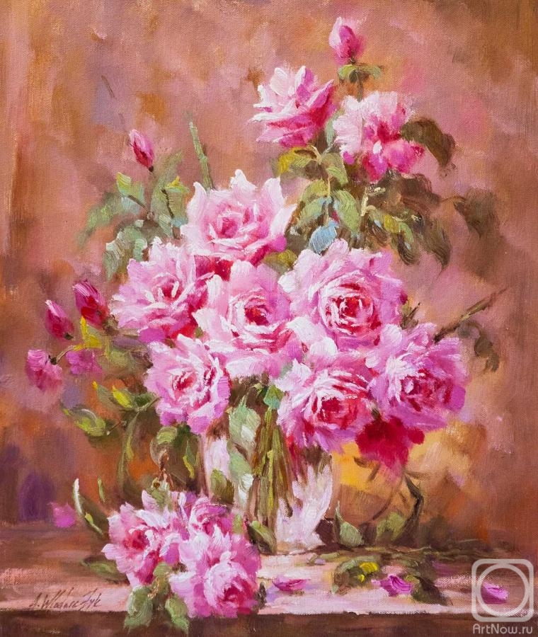 Vlodarchik Andjei. Bouquet of pink roses