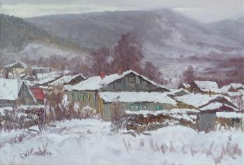 February in the mountains. Motov Dmitry