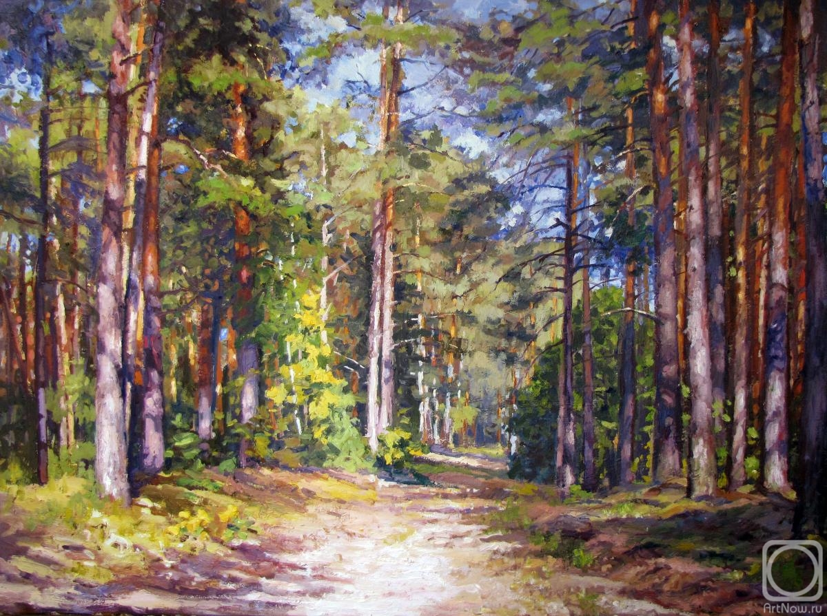 Rodionov Igor. The sun in the pine forest