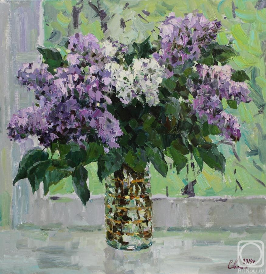 Malykh Evgeny. Bouquet of lilac