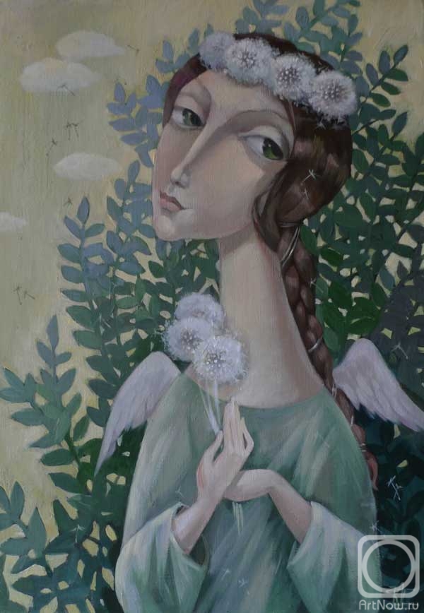 Panina Kira. Angel with dandelions