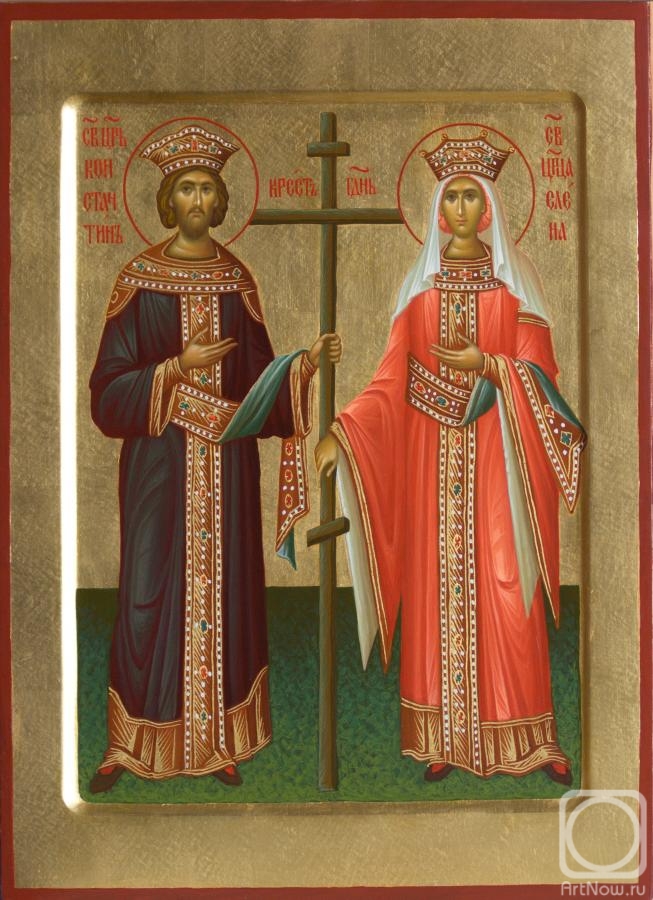 Baranova Natalia. The icon of Saints Constantine and Helena