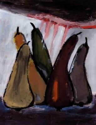 Картина «Груши под дождём 2»