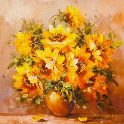 Sunflowers on the table ( ). Vlodarchik Andjei