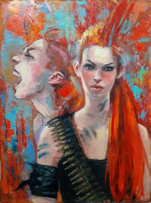 Screaming Red (Warrior Girl). Sergeyeva Irina