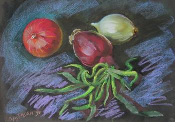 Painting Chinese onion. Dobrovolskaya Gayane