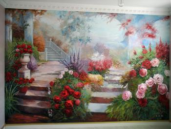 Painting in the children's room. Pilyaev Alexander