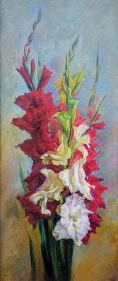 Gladioli (Red Gladiolus). Manukhina Olga