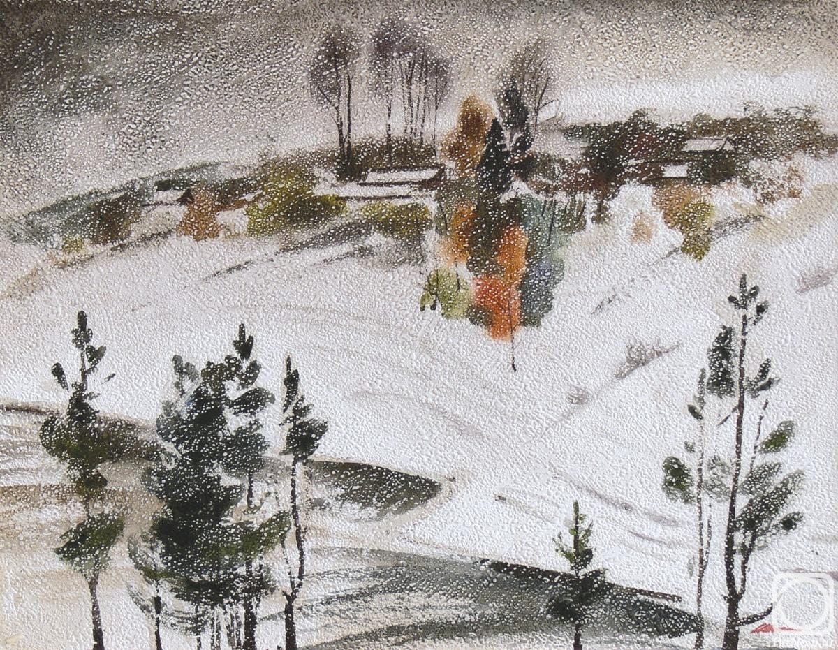 Shkalin Vladimir. October. The first snow