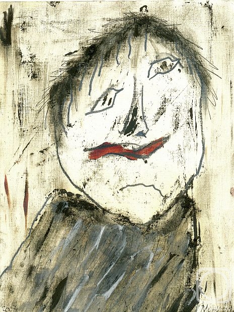 Добрый человек» картина Мониавы Игоря (бумага, масло) — купить на ArtNow.ru
