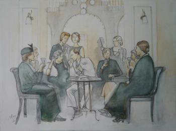 Ladies' man (Watercolor Cafe). Zozoulia Maria
