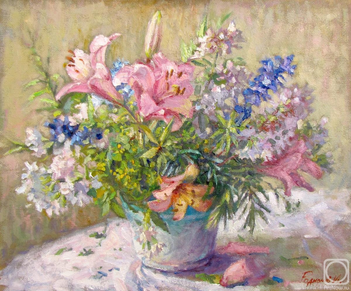 Rodionov Igor. Bouquet with lilies