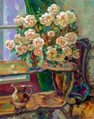 Bouquet of tea roses. 1995