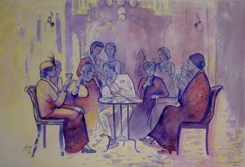 Ladies' man (Watercolor Cafe). Zozoulia Maria
