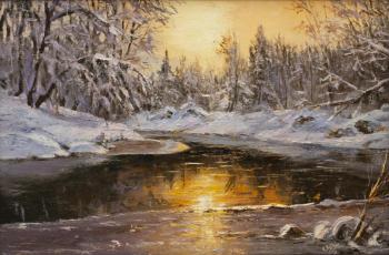 Winter evening. Popov Alexander