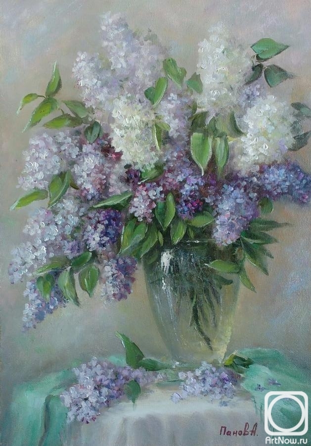 Panov Aleksandr. A bouquet of lilacs