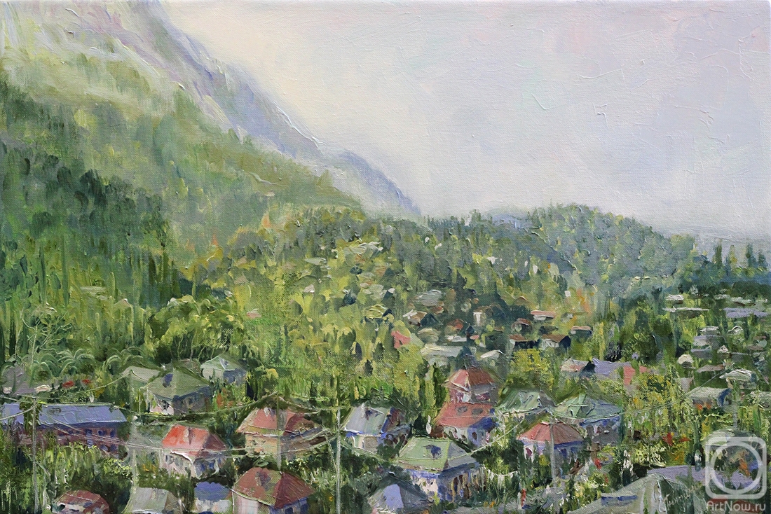 Tyutina-Zaykova Ekaterina. At the foot of the mountains. Abkhazia