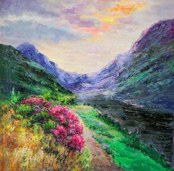 Blooming Path among the Mountains. Vevers Christina