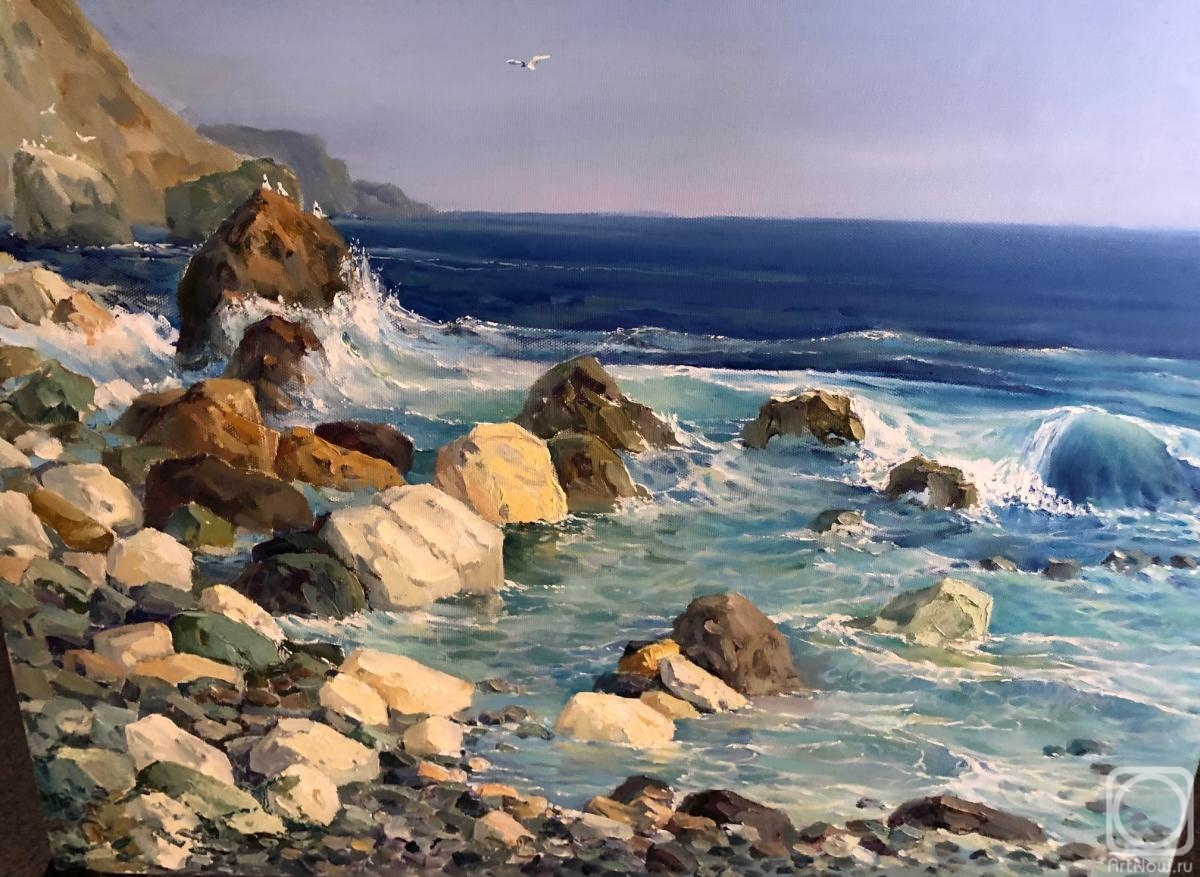 берег моря картины