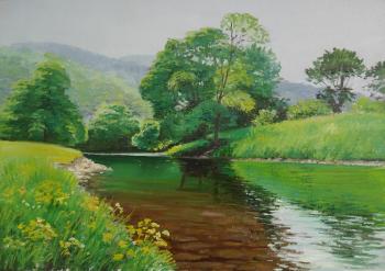 River in the foothills. Chernyshev Andrei