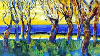 Landscape with trees ( 21  ). Karaev Alexey