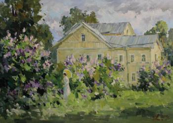 Painting Lilac is blossoming. Malykh Evgeny