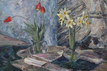 Tulips and daffodils. Pilipenko Mikhail