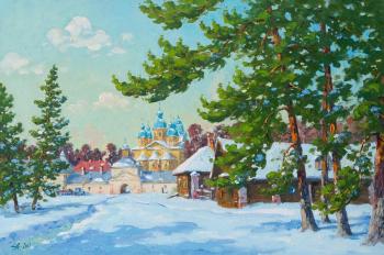 Winter day at Konevets. Alexandrovsky Alexander