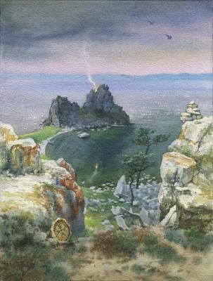 "Pagan Baikal". Olkhon Island, Mount Shaman (Shaman Rite). Pugachev Pavel