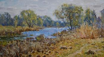 Spring morning on the river. Balakin Artem