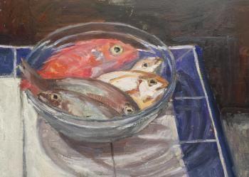 Fish (etude) (Fish Still Life Art). Vorobieva Irina