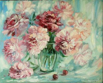 Bouquet of peonies. Gerasimova Natalia