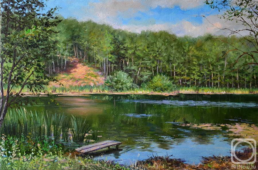 Bakaeva Yulia. Pond in the forest