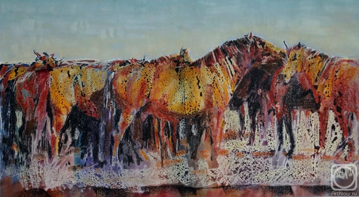 Borisov Mikhail. Horses