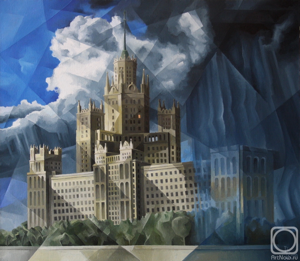 Krotkov Vassily. High-rise. Cubo-futurism