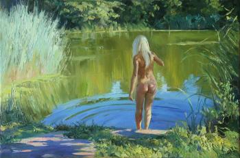 Summer by the river. Kovalev Yurii